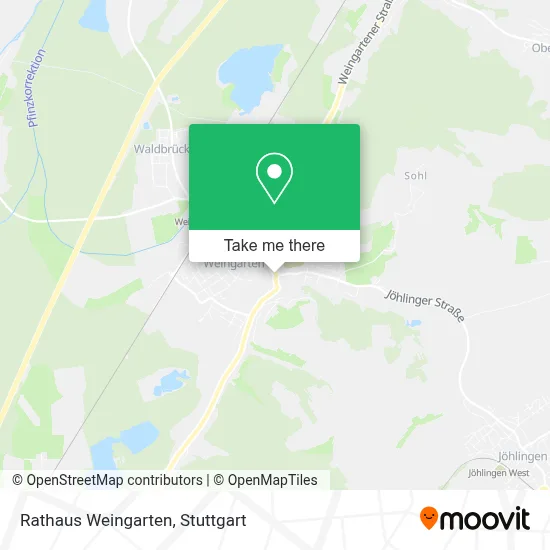 Rathaus Weingarten map