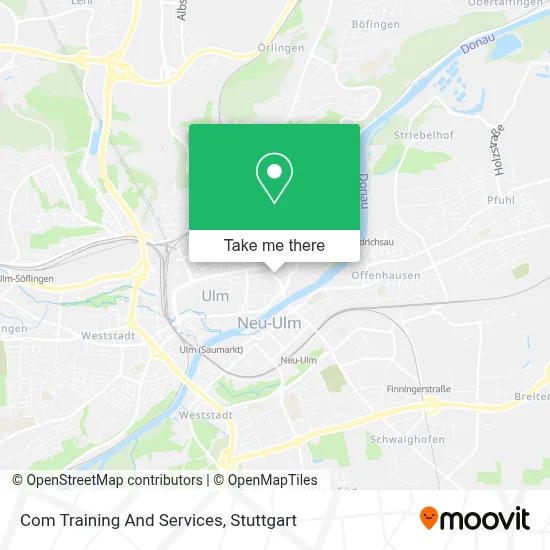 Com Training And Services map