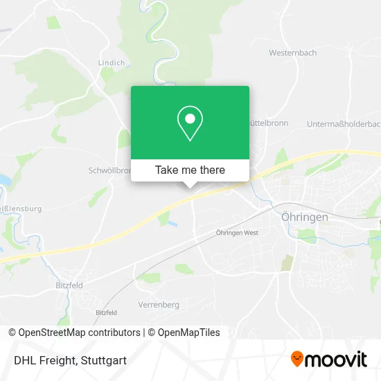 DHL Freight map