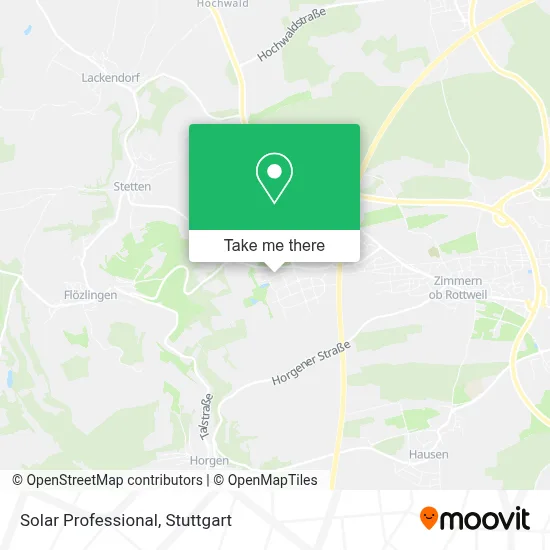 Solar Professional map