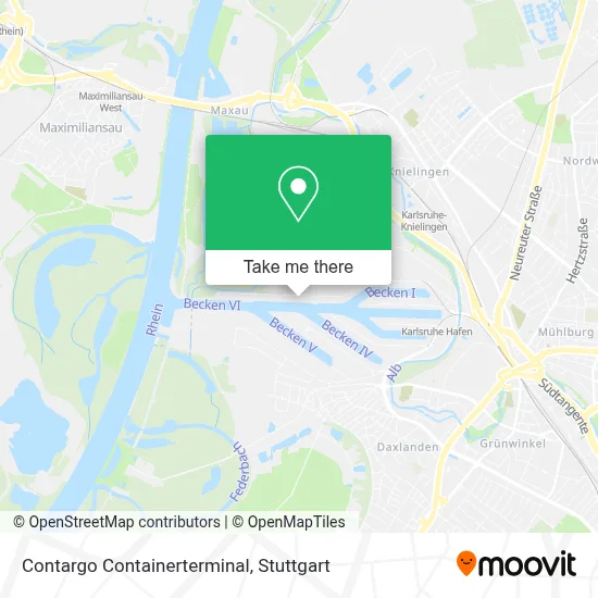 Contargo Containerterminal map