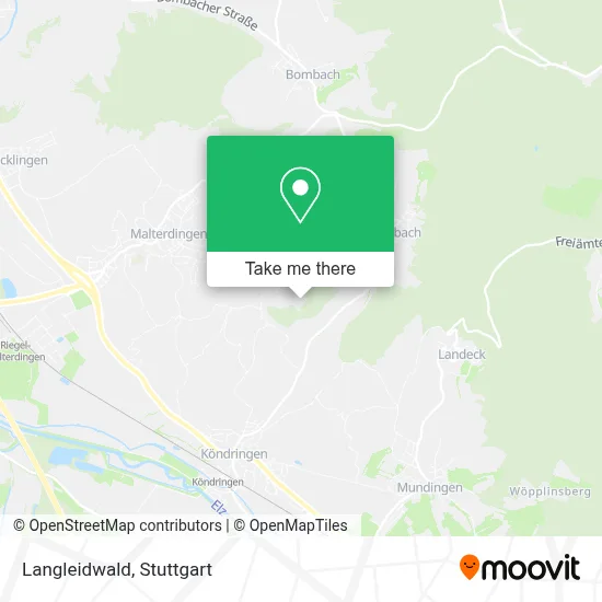 Langleidwald map