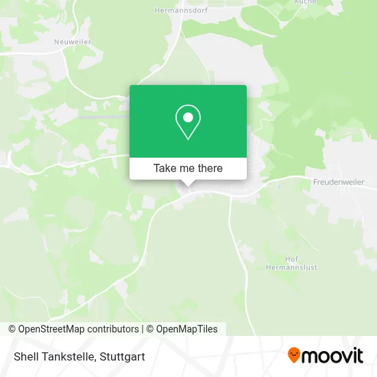 Shell Tankstelle map