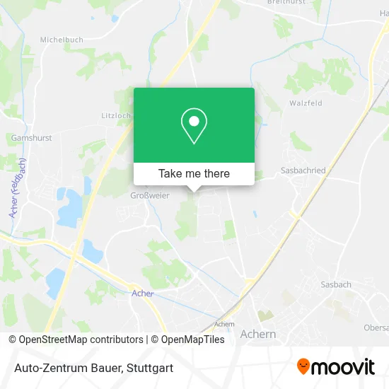 Auto-Zentrum Bauer map