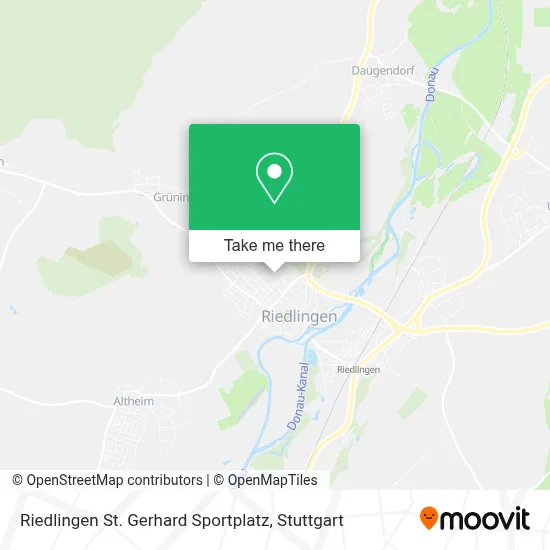 Riedlingen St. Gerhard Sportplatz map