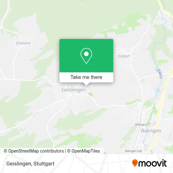Geislingen map