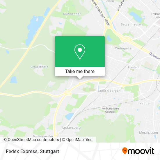 Fedex Express map