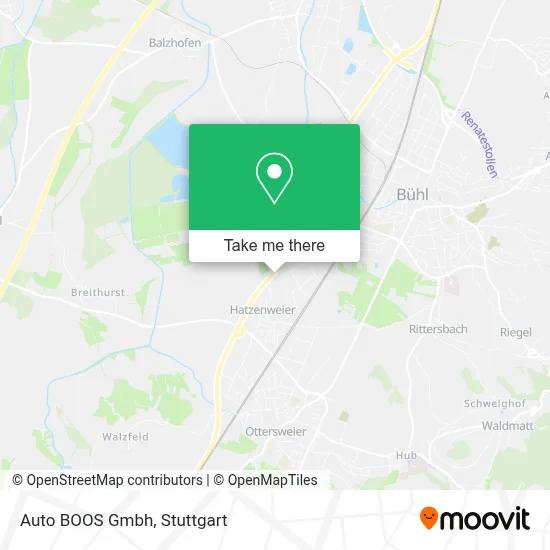 Auto BOOS Gmbh map