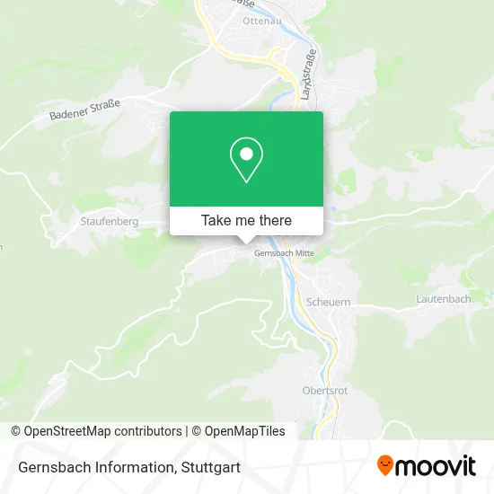 Gernsbach Information map