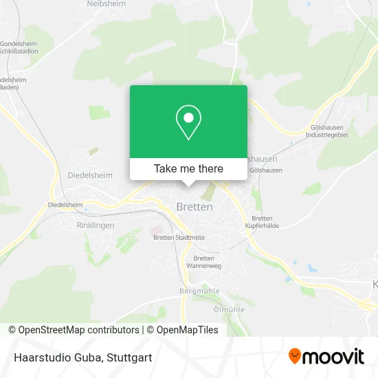 Haarstudio Guba map