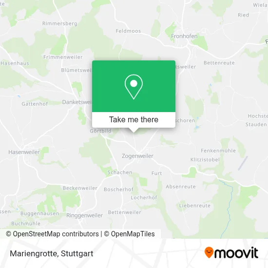 Mariengrotte map