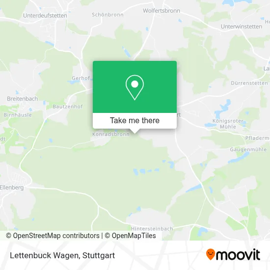 Lettenbuck Wagen map