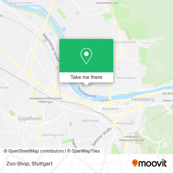Zoo-Shop map