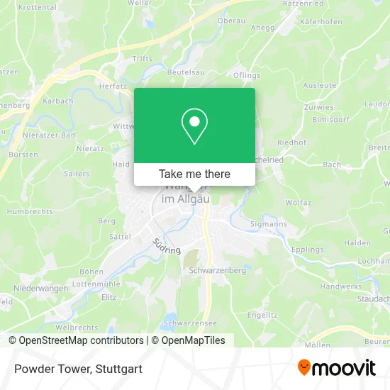 Pulverturm map