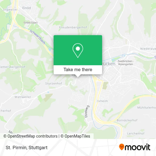 St. Pirmin map
