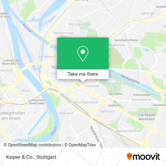 Keiper & Co. map