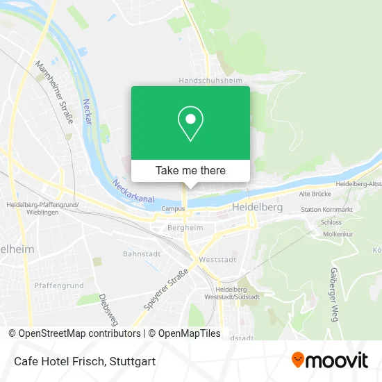 Cafe Hotel Frisch map