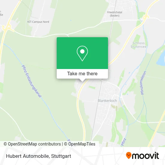 Hubert Automobile map