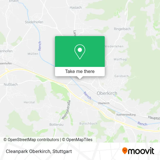 Cleanpark Oberkirch map