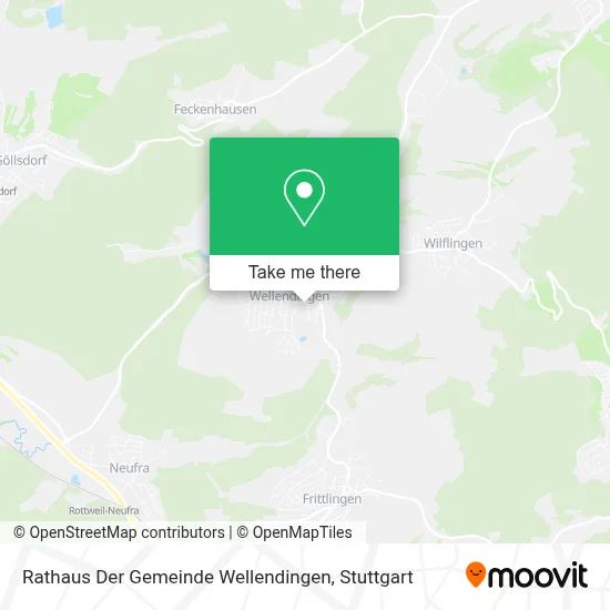 Rathaus Der Gemeinde Wellendingen map