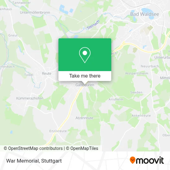 Kriegerdenkmal map