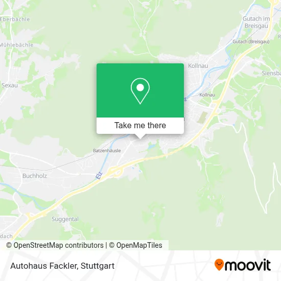 Autohaus Fackler map