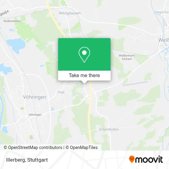 Illerberg map