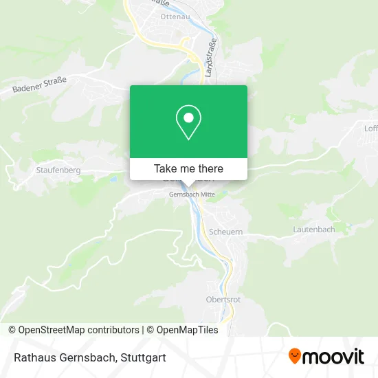 Rathaus Gernsbach map
