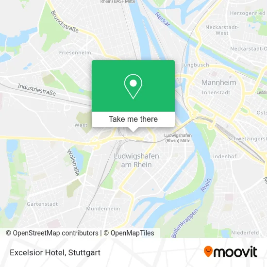 Hotel Excelsior map