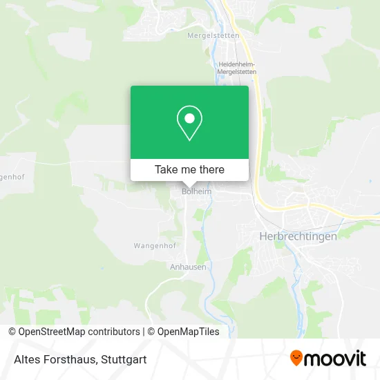 Altes Forsthaus map