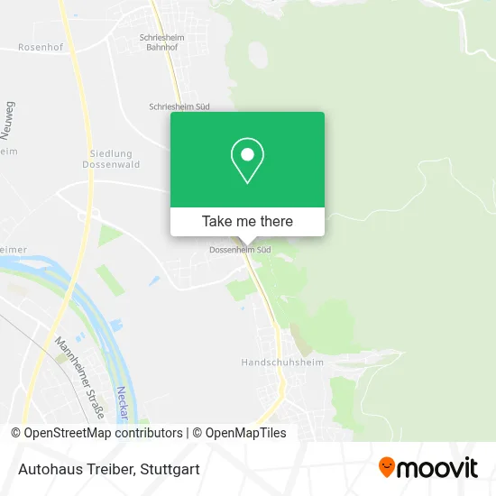 Autohaus Treiber map