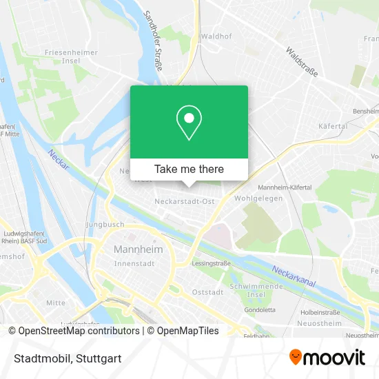 Stadtmobil map