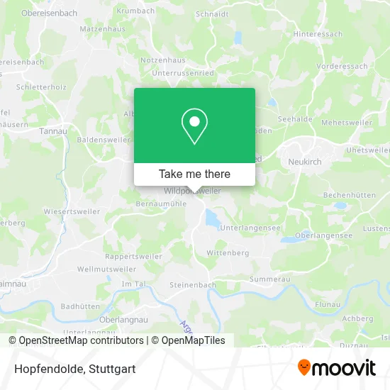 Hopfendolde map