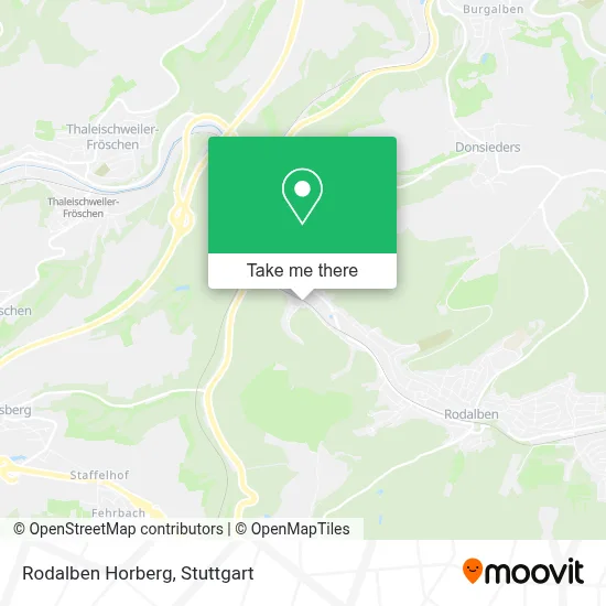 Rodalben Horberg map
