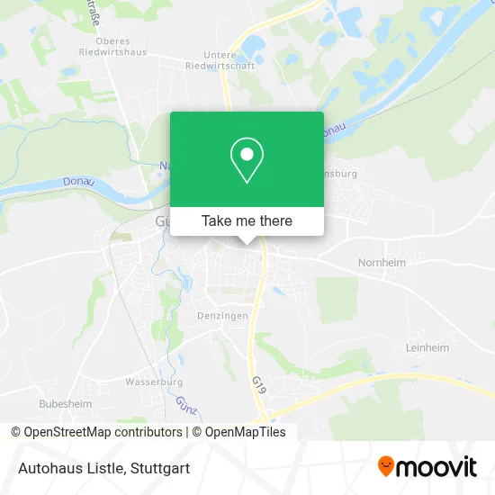 Autohaus Listle map