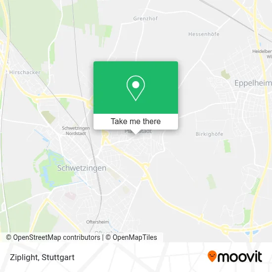 Ziplight map