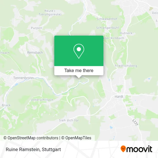 Ruine Ramstein map