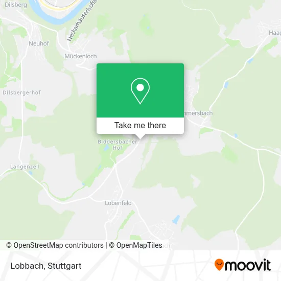 Lobbach map