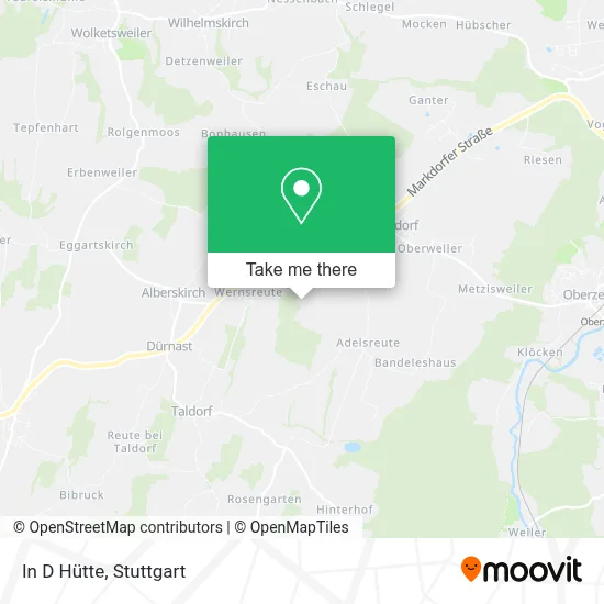 In D Hütte map