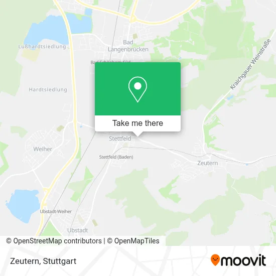 Zeutern map