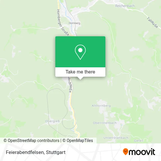 Feierabendfelsen map