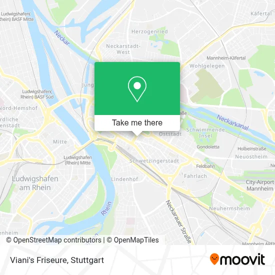 Viani's Friseure map