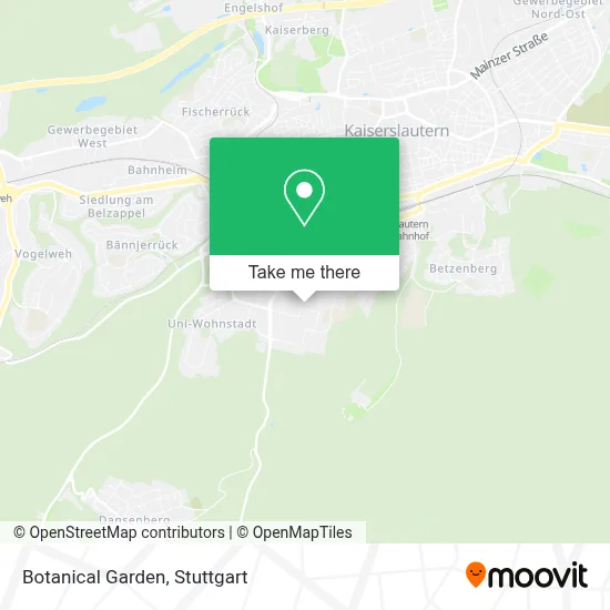 Botanischer Garten map