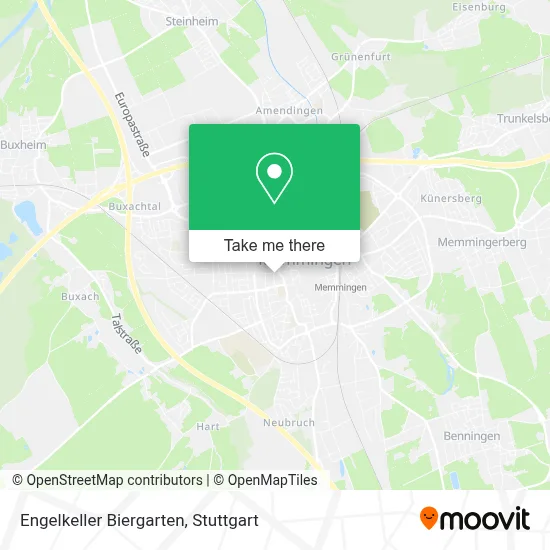 Engelkeller Biergarten map
