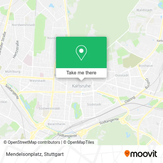 Mendelsonplatz map