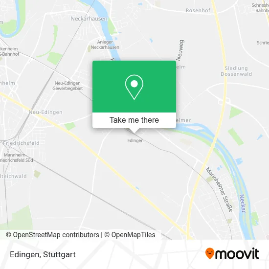 Edingen map