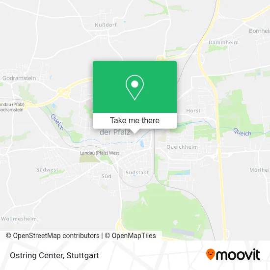 Ostring Center map