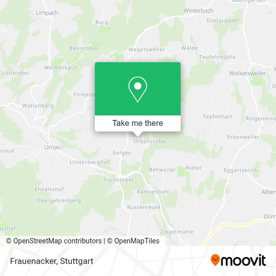 Frauenacker map