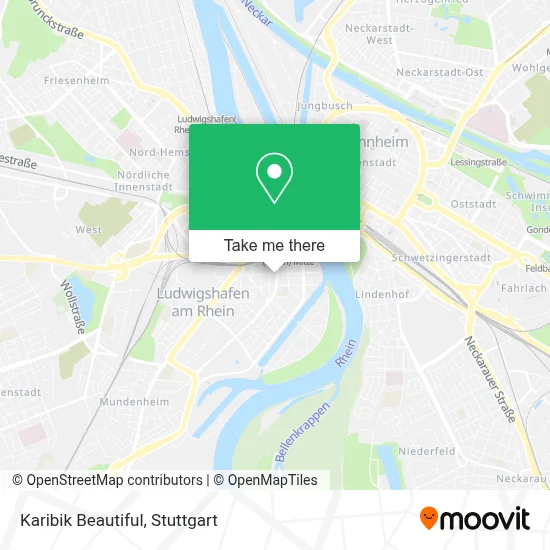 Karibik Beautiful map