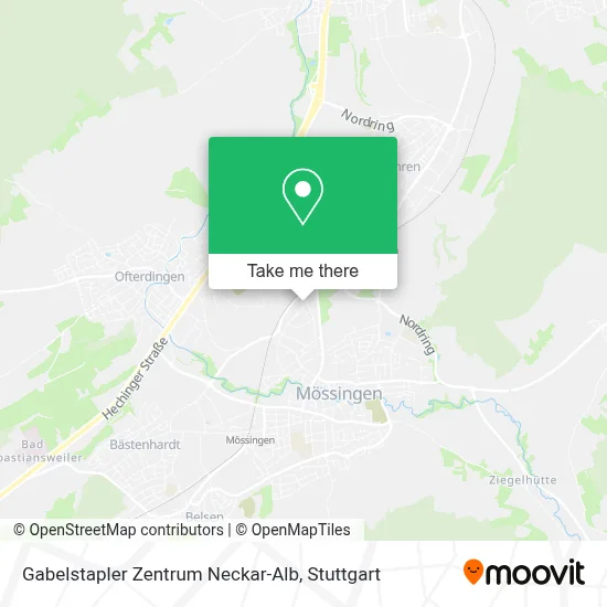 Gabelstapler Zentrum Neckar-Alb map
